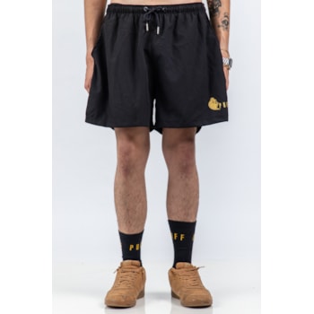 Bermuda Puff Life Tactel - Preto