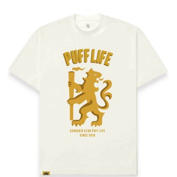 Camiseta Puff Brazão - Off White 