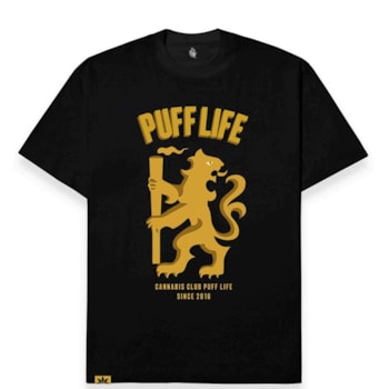Camiseta Puff Brazão - Preta