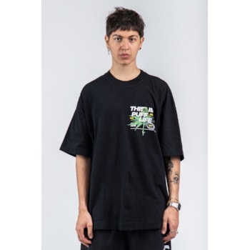 Camiseta Puff Life Oversize - This is Puff Life Preto