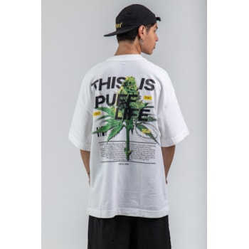 Camiseta Puff Life Oversized - This is Puff Life Off White