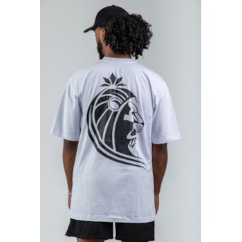 Camiseta Puff Life Streetwear - Logo Estampa Branco