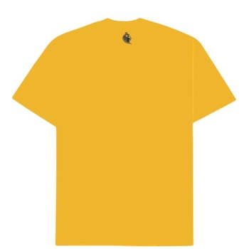 Camiseta Puff Logo Box - Amarela 