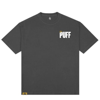Camiseta Puff Logo Brand - Chumbo 