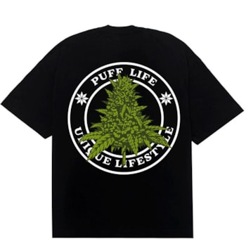 Camiseta Puff Unique Life Style - Preta